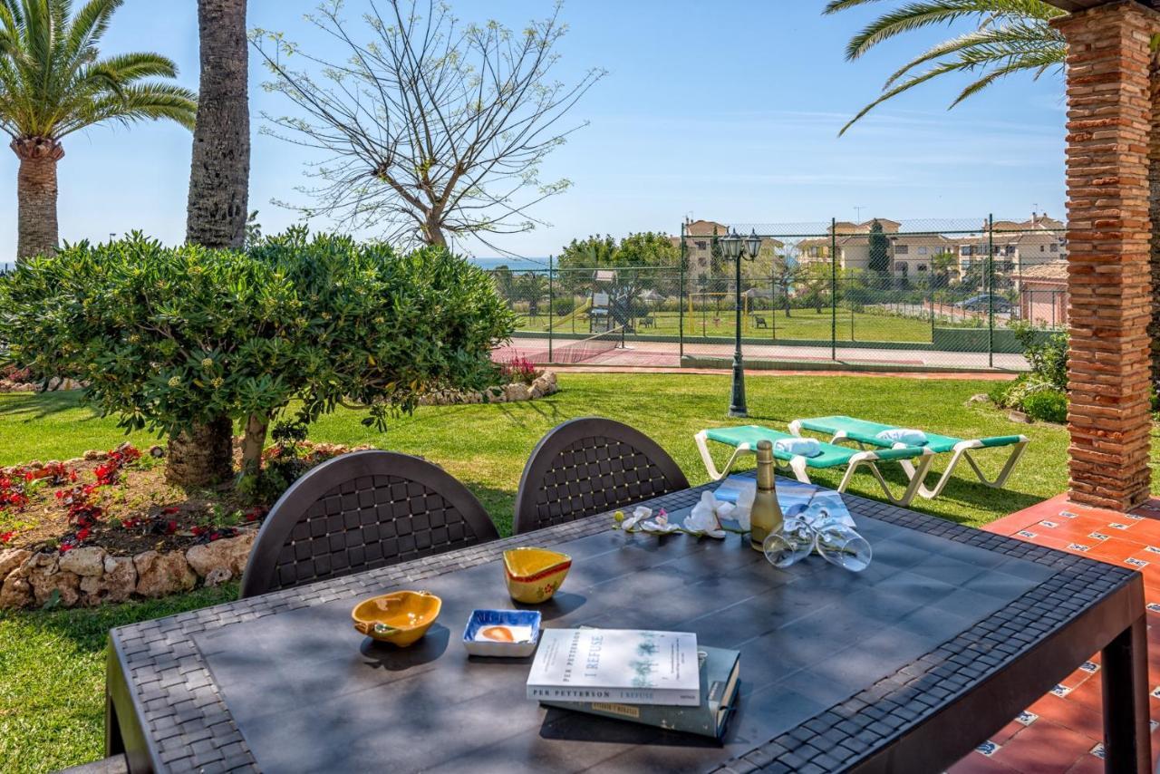 Villa Bungalow Sea View, Pool, Tennis, Beach 5Min Walk Mijas Exterior foto