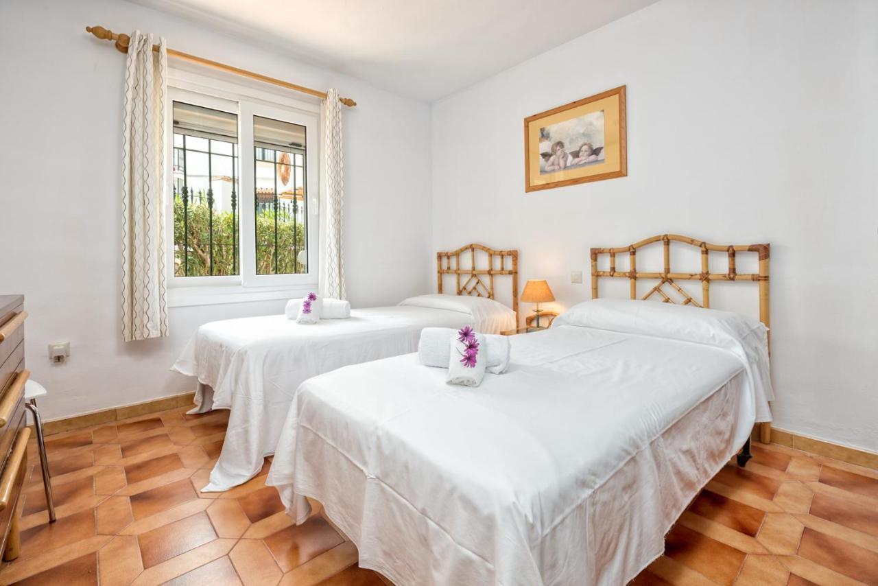 Villa Bungalow Sea View, Pool, Tennis, Beach 5Min Walk Mijas Exterior foto